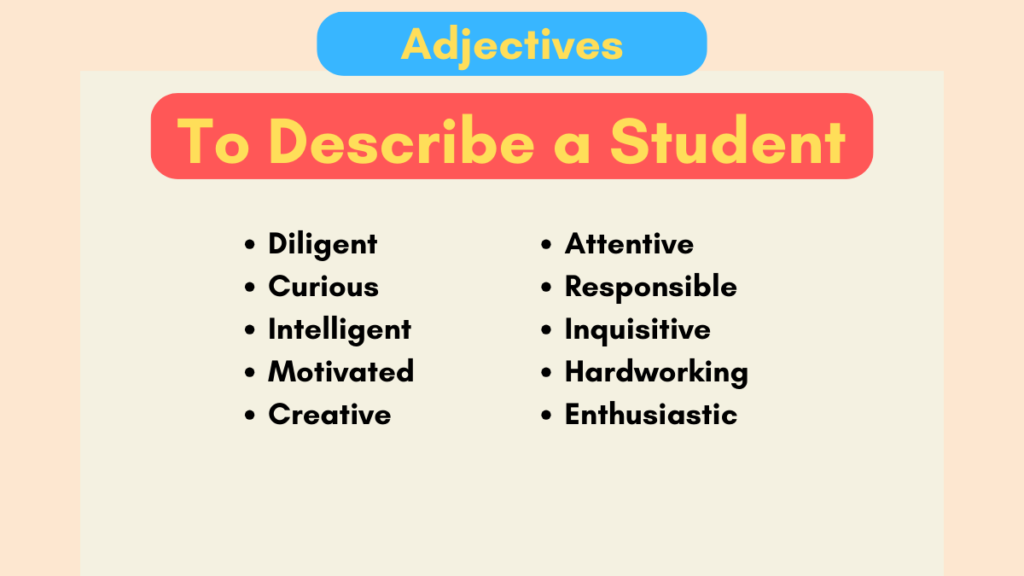 200+ Creative Adjectives to Describe a Student - Adjective Attic